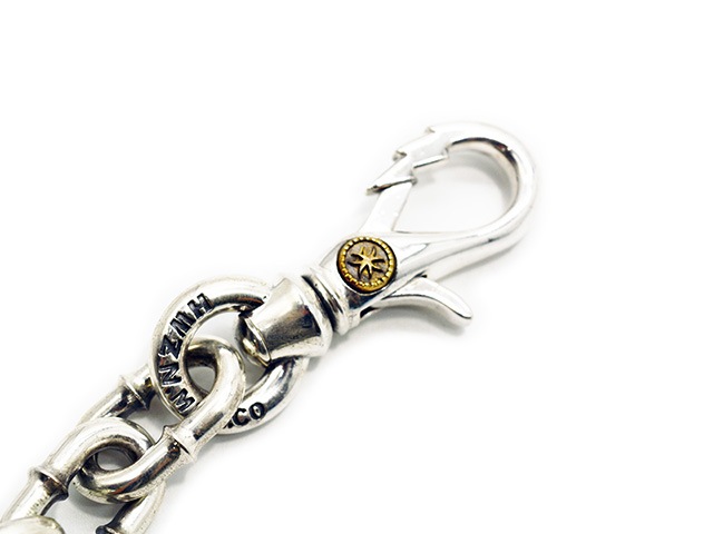 クリフトファーハンセン 925 クロスピンバッチ HWZN BROSS/ハウゼンブロス】「Thunder Hook Wallet Chain
