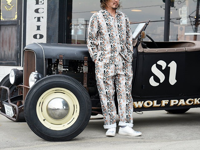 ��2����POP EYES/�ݥåץ�������2026SS��Checkerd Hell Drive L/S Shirt/�����å����ɥإ�ɥ饤�֥��󥰥��꡼�֥���ġ�(26SS-PPE-004)