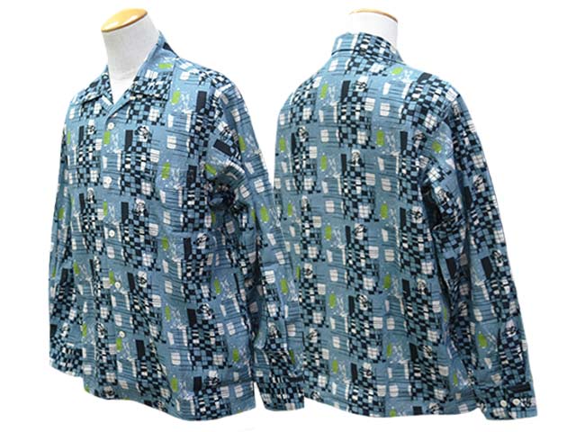 ��2����POP EYES/�ݥåץ�������2026SS��Checkerd Hell Drive L/S Shirt/�����å����ɥإ�ɥ饤�֥��󥰥��꡼�֥���ġ�(26SS-PPE-004)