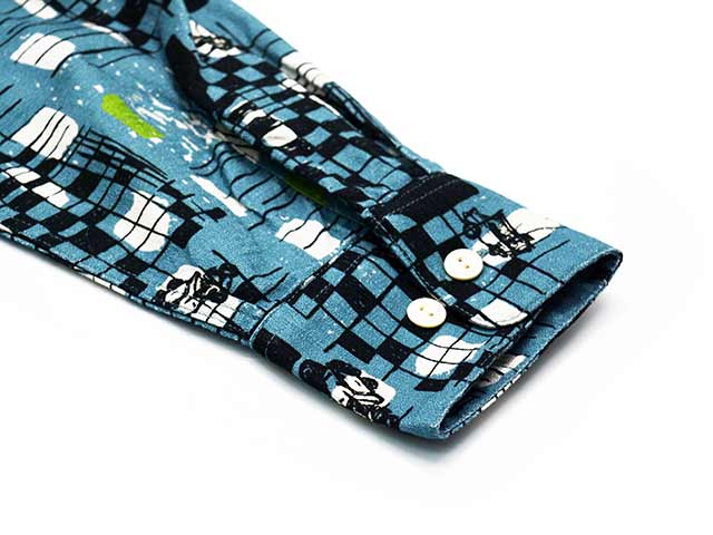 ��2����POP EYES/�ݥåץ�������2026SS��Checkerd Hell Drive L/S Shirt/�����å����ɥإ�ɥ饤�֥��󥰥��꡼�֥���ġ�(26SS-PPE-004)