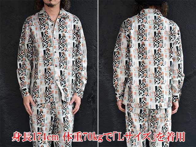 ��2����POP EYES/�ݥåץ�������2026SS��Checkerd Hell Drive L/S Shirt/�����å����ɥإ�ɥ饤�֥��󥰥��꡼�֥���ġ�(26SS-PPE-004)