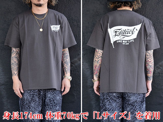��3����EVILACT/�����֥륢���ȡ�2026SS��Flag 261 S/S Tee/�ե�å�261���硼�ȥ��꡼��Tee��(EA26-ACT1-T04)