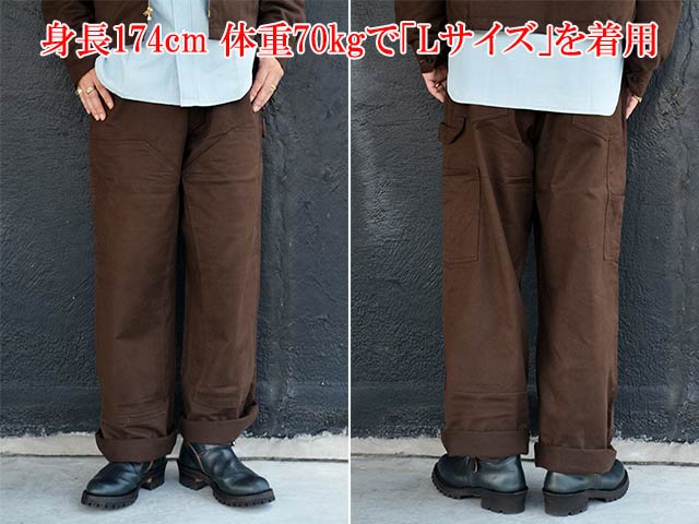 ��MODUCT/������ȡ�2026FW��DOUBLE SIDED BRUSHED FLANNEL DOUBLE KNEE WORK PANTS/���֥륵���ɥ֥�å���ɥե��ͥ���֥�ˡ�����ѥ�ġ�(MO42690)