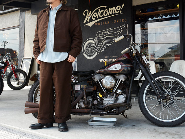 ��MODUCT/������ȡ�2026FW��DOUBLE SIDED BRUSHED FLANNEL DOUBLE KNEE WORK PANTS/���֥륵���ɥ֥�å���ɥե��ͥ���֥�ˡ�����ѥ�ġ�(MO42690)