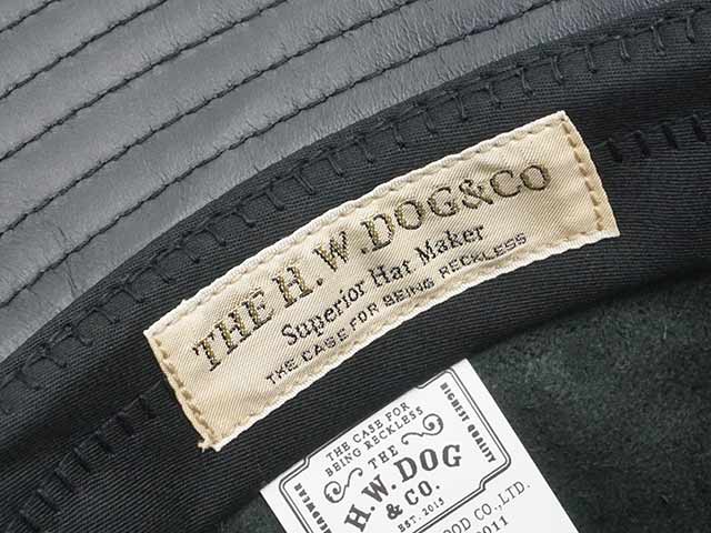 ��THE H.W.DOG&CO./�ɥå�����ɥ�����2023AW��Leather Hat/�쥶���ϥåȡ�(D-00799)(���ᥫ��/�ϡ��졼/�Х�����/�Х���/�ۥåȥ��å�/˹��/���/�ۥåȥ��å�/WOLFPACK/����եѥå�)