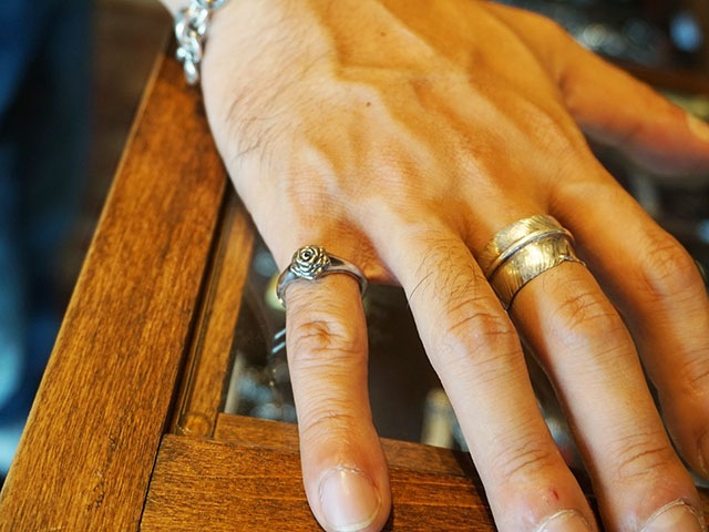 MAD CULT/マッドカルト】「Narrow Rose Ring/ナローローズリング」(R