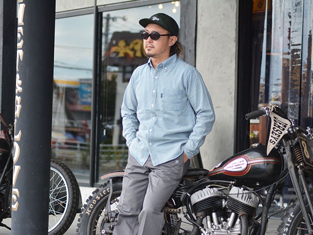 ��3����BLUCO/�֥륳��2024AW��8oz Denim B/D Shirts/8oz�ǥ˥�ܥ�������󥷥�ġ�(145-11-002)