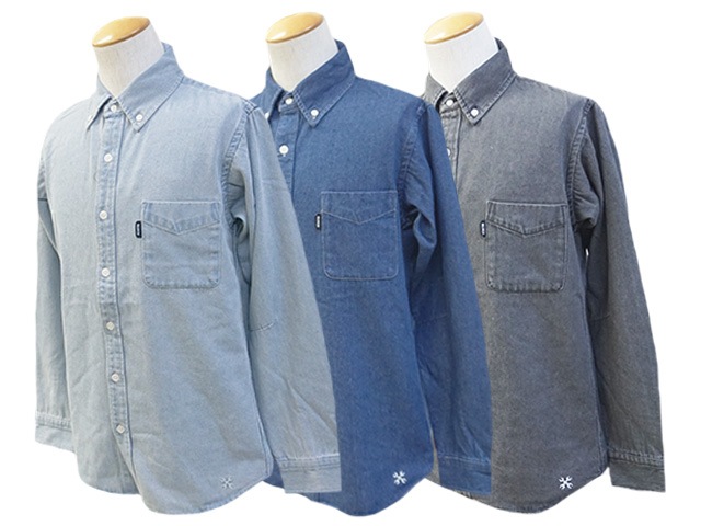 ��3����BLUCO/�֥륳��2024AW��8oz Denim B/D Shirts/8oz�ǥ˥�ܥ�������󥷥�ġ�(145-11-002)