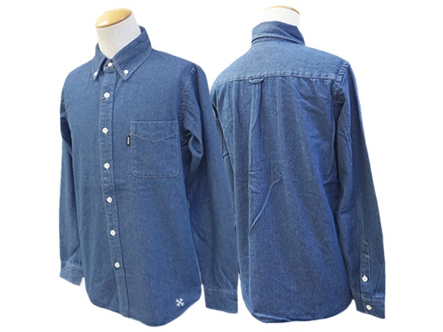 ��3����BLUCO/�֥륳��2024AW��8oz Denim B/D Shirts/8oz�ǥ˥�ܥ�������󥷥�ġ�(145-11-002)