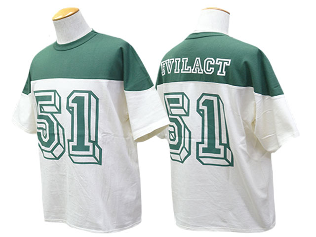 ��2����EVILACT/�����֥륢���ȡ�2025SS��51 Hockey S/S Tee/51�ۥå������硼�ȥ��꡼��Tee��(EA25-ACT1-T08)