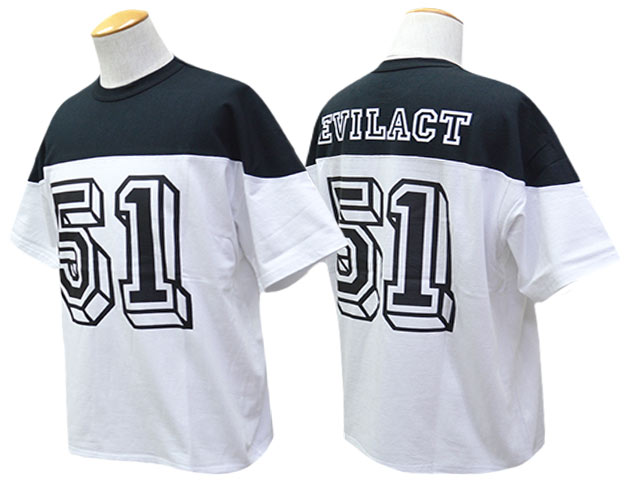 ��2����EVILACT/�����֥륢���ȡ�2025SS��51 Hockey S/S Tee/51�ۥå������硼�ȥ��꡼��Tee��(EA25-ACT1-T08)