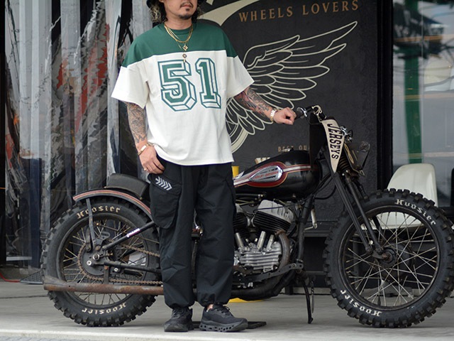 ��2����EVILACT/�����֥륢���ȡ�2025SS��51 Hockey S/S Tee/51�ۥå������硼�ȥ��꡼��Tee��(EA25-ACT1-T08)
