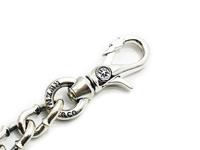 ��HWZN BROSS/�ϥ�����֥����ۡ�Thunder Hook Twissted Wallet Chain/��������եå��ĥ����ƥåɥ�����åȥ��������(Silver925��Silver925)