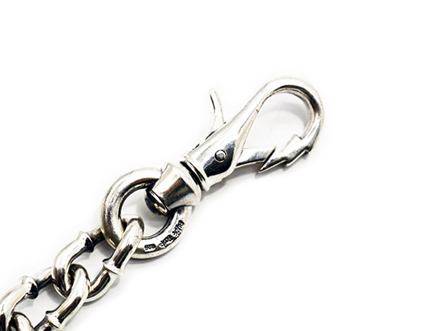 ��HWZN BROSS/�ϥ�����֥����ۡ�Thunder Hook Twissted Wallet Chain/��������եå��ĥ����ƥåɥ�����åȥ��������(Silver925��Silver925)