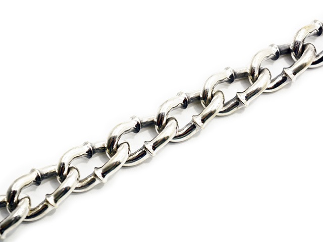 ��HWZN BROSS/�ϥ�����֥����ۡ�Thunder Hook Twissted Wallet Chain/��������եå��ĥ����ƥåɥ�����åȥ��������(Silver925��Silver925)
