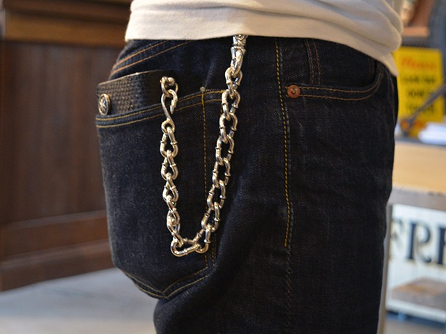 HWZN BROSS/ハウゼンブロス】「Thunder Hook Twissted Wallet Chain