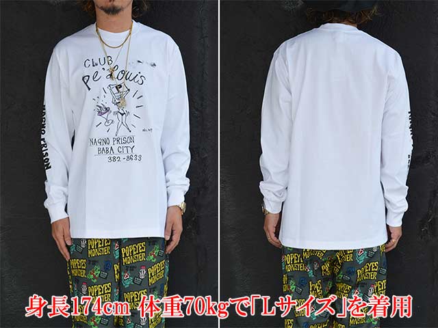 ��POP EYES/�ݥåץ�������2025AW��Prison Art PE'LOIS L/S Tee/�ץꥺ�󥢡���PE'�륤�����󥰥��꡼��Tee��(25AW-PPE-009)
