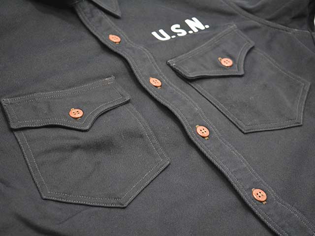 ��FREE WHEELERS/�ե꡼�ۥ����顼����2025FW��U.S.NAVY UTILITY SHIRT��Jolly Rogers CV17��/U.S.�ͥ��ӡ��桼�ƥ���ƥ�������ġɥ���꡼�����㡼��CV17�ɡ�(2533004)