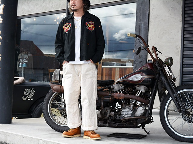 ��FULLCOUNT/�ե륫����ȡۡߡ�HORIDAI/Ħ������2026SS��Classic Tattoo Embroidery Sports Jacket/���饷�å����ȥ�������֥������꡼���ݡ��ĥ��㥱�åȡ�(2025-1)