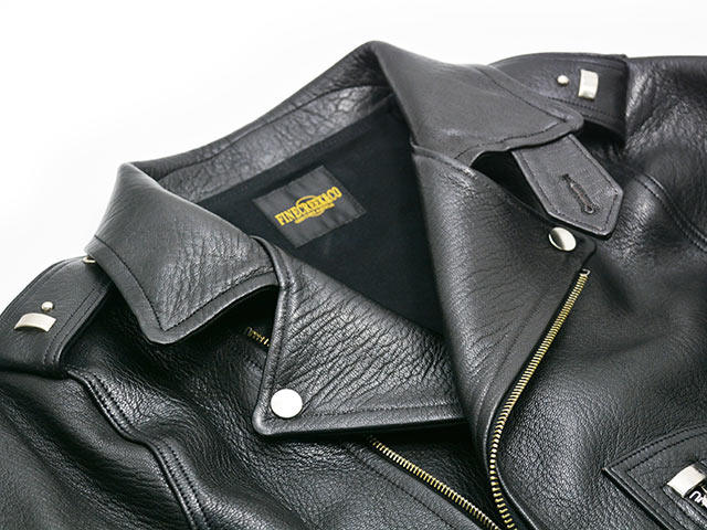 ��2����FINE CREEK&CO/�ե����󥯥꡼������ɥ����ۡ�D Pocket Double Riders Jacket��Harris Goat��/D�ݥ��åȥ��֥�饤���������㥱�åȡɥϥꥹ�����ȡɡ�(ACJK071)