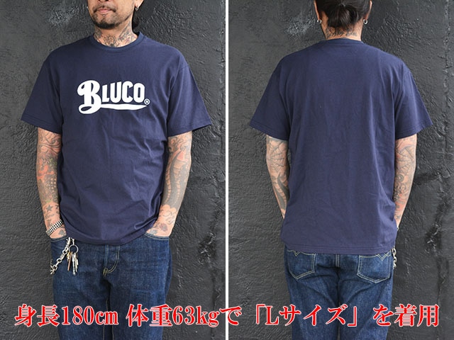 ��4����BLUCO/�֥륳��2024SS��Print Tee��Old Logo��/�ץ���Tee�ɥ�����ɥ����ɡ�(143-22-002)