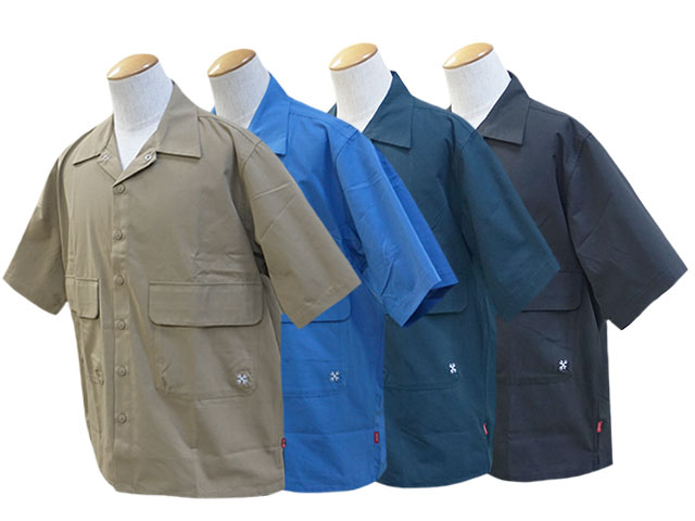 (50% OFF)��4����BLUCO/�֥륳��2024SS��Big Pocket S/S Work Shirts/�ӥå��ݥ��åȥ��硼�ȥ��꡼�֥������ġ�(143-21-002)
