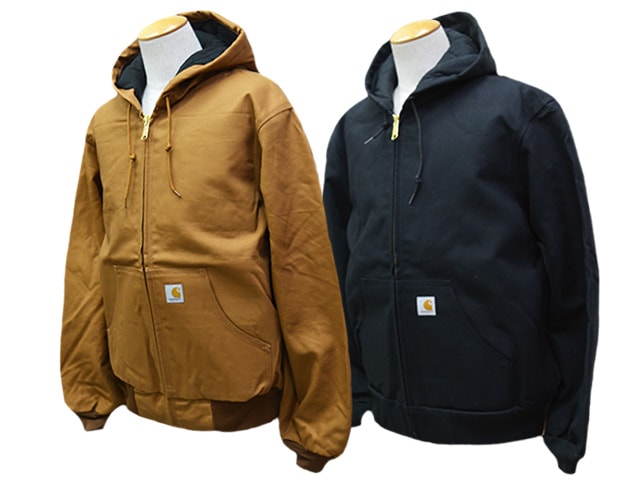 【フェード/最高カラー】カーハート　レザーロゴ　アクティブジャケット　XL 00's Carhartt Active Jacket Fade BLACK SIZE XL 00年代