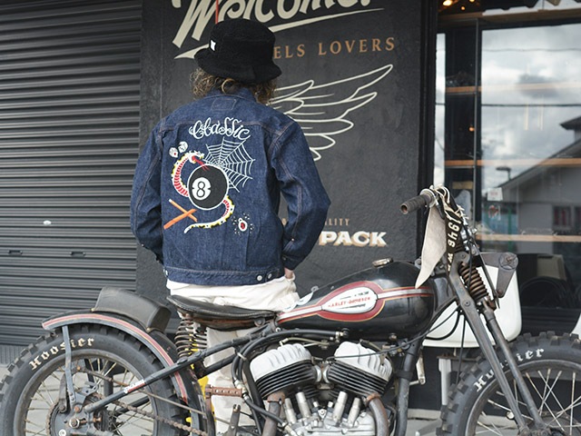 ��FULLCOUNT/�ե륫����ȡۡߡ�HORIDAI/Ħ������2026SS��Classic Tattoo Embroidery Type2 Denim Jacket/���饷�å����ȥ�������֥������꡼������2�ǥ˥ॸ�㥱�åȡ�(2102E)