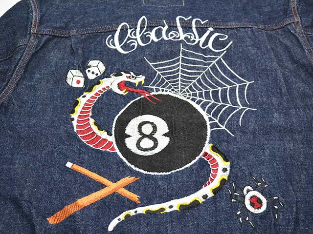 ��FULLCOUNT/�ե륫����ȡۡߡ�HORIDAI/Ħ������2026SS��Classic Tattoo Embroidery Type2 Denim Jacket/���饷�å����ȥ�������֥������꡼������2�ǥ˥ॸ�㥱�åȡ�(2102E)