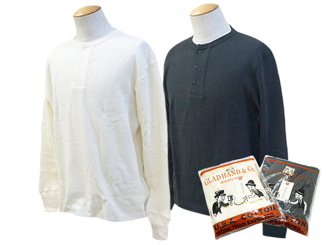 全2色【GLAD HAND/グラッドハンド】「Pack Tee”Standard Waffle