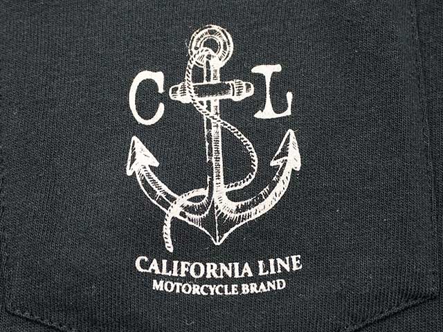 (50% OFF)��5����CALIFORNIA LINE/����ե���˥��饤���2023SS��Chain Embroidery Crew Neck Pocket Tee/�������󥨥�֥������꡼���롼�ͥå��ݥ��å�Tee��