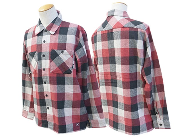 ��3����BLUCO/�֥륳��2024AW��Buffalo Check flannel Shirts/�Хåե����������å��ե��ͥ륷��ġ�(145-11-048)