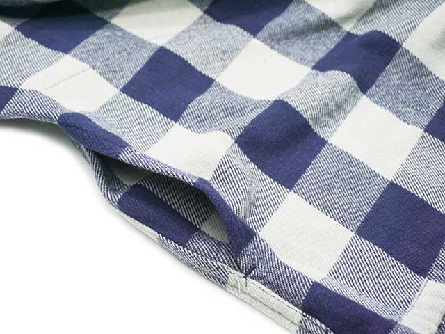 ��3����BLUCO/�֥륳��2024AW��Buffalo Check flannel Shirts/�Хåե����������å��ե��ͥ륷��ġ�(145-11-048)