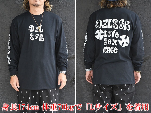 ��DAZZLE SUGAR/�����륷�奬����2024AW��LSR L/S Tee/LSR���󥰥��꡼��Tee��