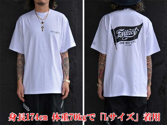 ��3����EVILACT/�����֥륢���ȡ�2025SS��Flag S/S Tee/�ե�å����硼�ȥ��꡼��Tee��(EA25-ACT1-T04)