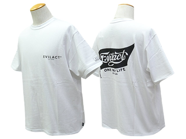 ��3����EVILACT/�����֥륢���ȡ�2025SS��Flag S/S Tee/�ե�å����硼�ȥ��꡼��Tee��(EA25-ACT1-T04)