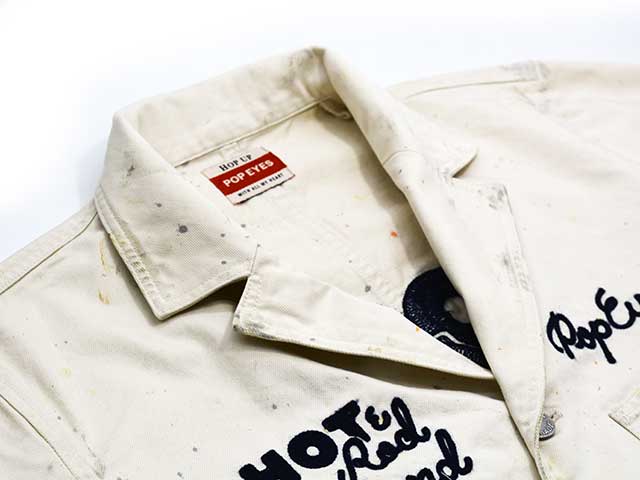 ��POP EYES/�ݥåץ�������2026SS��HOT&ROD Coat��PAINT��/�ۥå�&���åɥ����ȡɥڥ���ȡɡ�(26SS-PPE-001P)
