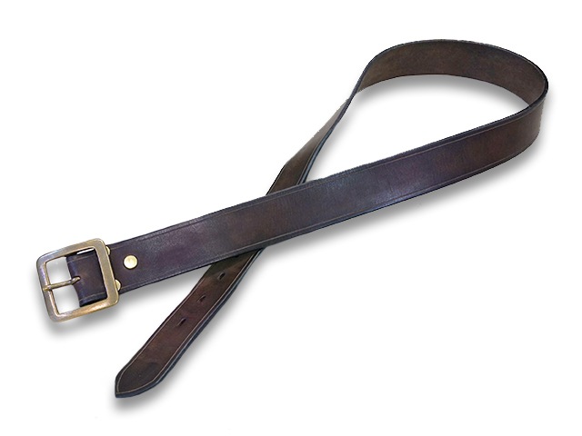 全2色【vasco/ヴァスコ】「Leather Garrison Belt/レザー