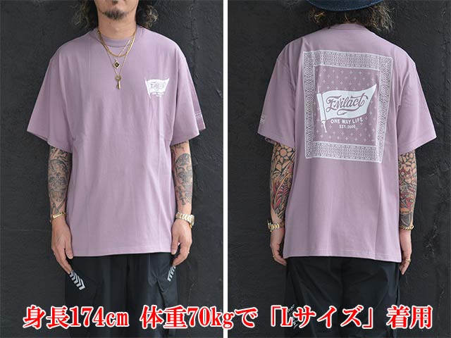 ��3����EVILACT/�����֥륢���ȡ�2025SS��Bandana S/S Tee/�Х���ʥ��硼�ȥ��꡼��Tee��(EA25-ACT1-T06)