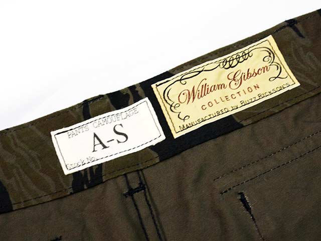 ��BUZZ RICKSON'S/�Х��ꥯ���󥺡ۡ�Black Tiger Pattern Trousers Over Dye/�֥�å����������ѥ�����ȥ饦�����������С�������(BR42594)