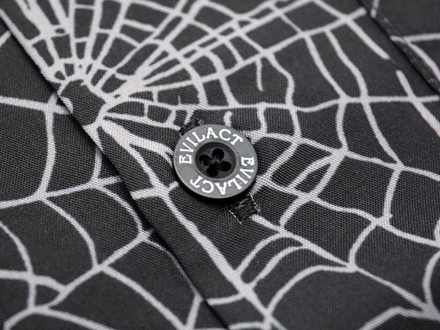 ��2����EVILACT/�����֥륢���ȡ�2026SS��SPIDERWEB S/S Shirts/���ѥ����������֥��硼�ȥ��꡼�֥���ġ�(EA26-ACT1-S02)