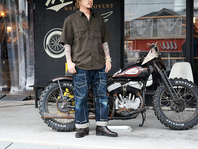 ��FREE WHEELERS/�ե꡼�ۥ����顼����2026SS�֡�Corky�� SHORT SLEEVE SHIRT/�ɥ��������ɥ��硼�ȥ��꡼�֥���ġ�(2623004)