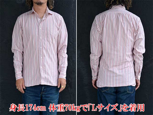 ��MISTER FREEDOM/�ߥ������ե꡼�����2026FW��NOS Cotton Stripe Aristocrat Shirt/NOS���åȥ󥹥ȥ饤�ץ��ꥹ�ȥ���åȥ���ġ�(SC29568)