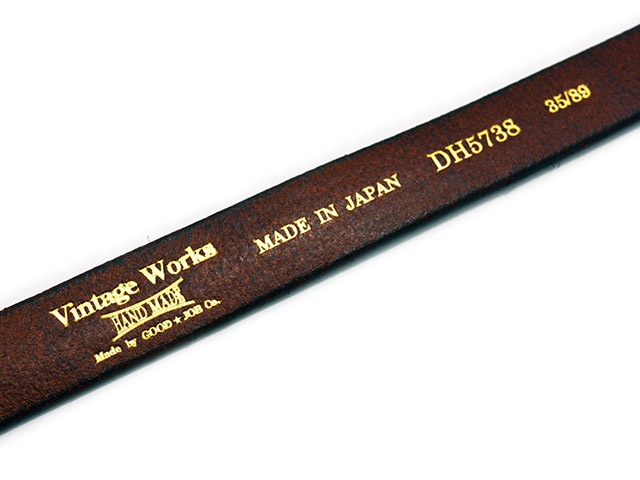 ��Vintage Works/������ơ���������ۡ�Teacore Western Narrow Benz Belt��5738��/��ĥ���������ʥ����٥󥺥٥�ȡ�5738�ɡ�(DH5738)