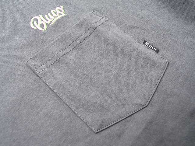 ��4����BLUCO/�֥륳��2024SS��Pocket Tee��Script��/�ݥ��å�Tee�ɥ�����ץȡɡ�(143-22-005)