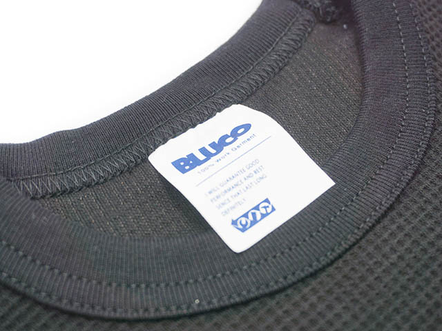 全4色【BLUCO/ブルコ】2024AW「Raglan Thermal Shirts/ラグラン