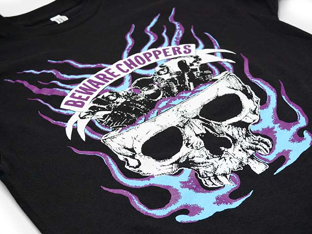 ��BEWARE CHOPPERS/�ӥ���������åѡ����ۡ�Printed L/S Tee��KOOL HEAD��/�ץ��ƥåɥ��󥰥��꡼��Tee�ɥ�����إåɡɡ�
