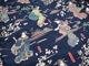 ��BLACK SIGN/�֥�å��������2025SS��Three Quarter Sleeve Night Hawaiian Shirt��Kuniyoshi Utagawa��/���꡼�������������꡼�֥ʥ��ȥϥ磻���󥷥�ġɲ��� ��˧�ɡ�(BSSL-25110)