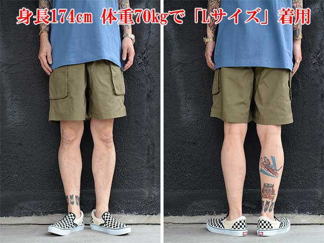 ��4����BLUCO/�֥륳��2025SS��Ripstop Cargo Shorts/��åץ��ȥåץ��������硼�ġ�(153-45-007)