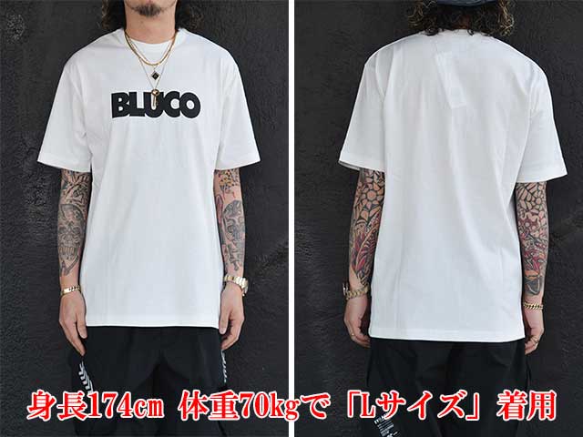 (30% OFF)��5����BLUCO/�֥륳��2025SS��Print Tee��LOGO��/�ץ���Tee�ɥ����ɡ�(153-22-006)